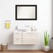 Trio Oil Rubbed Bronze Non-Beveled Custom Framed Bathroom Vanity Wall Mirror
